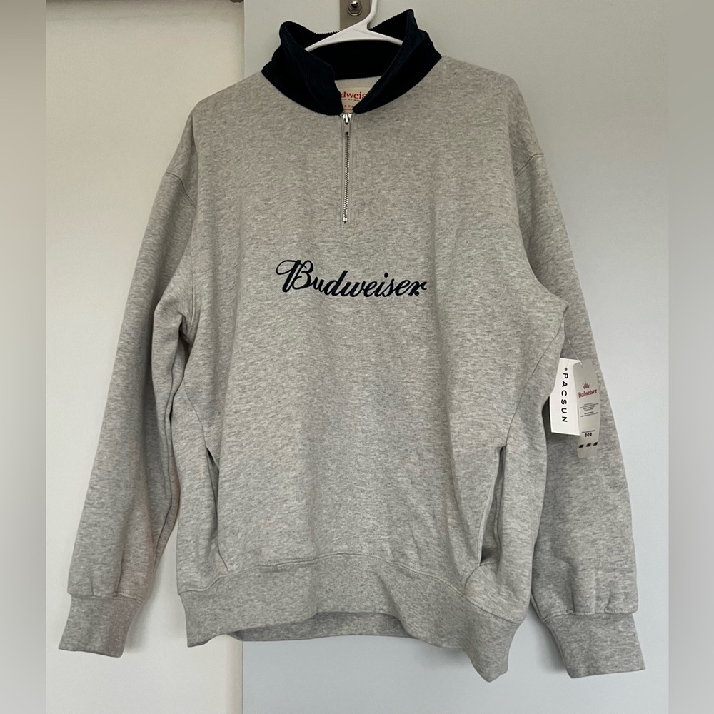 Budweiser Gray Men's Sweater